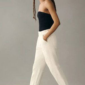 The Wanderer Relaxed Embroidered Eyelet Pants by Pilcro